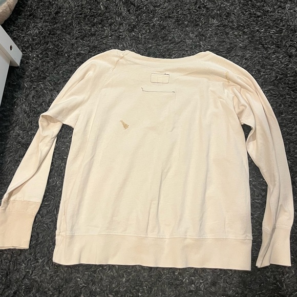 Current/elliott cream crew neck sweatshirt - Picture 6 of 8